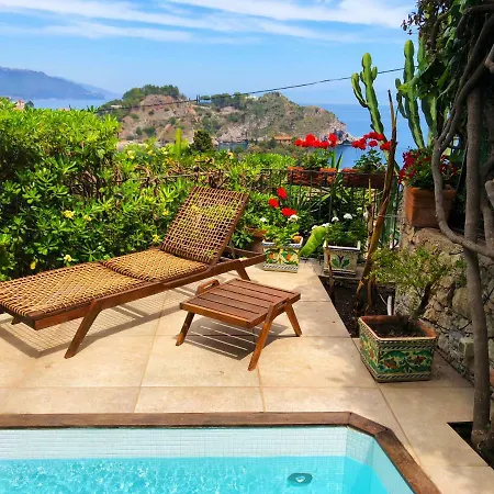 Villa Eleonora Isola Bella Sea View Small Pool + Jacuzzi